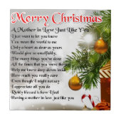 義母の詩-クリスマスのデザイン タイル (正面)