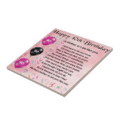 義母の詩-第40誕生日 タイル (側面)