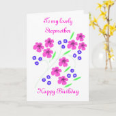 義母の誕生日の花カード カード (黄色い花)