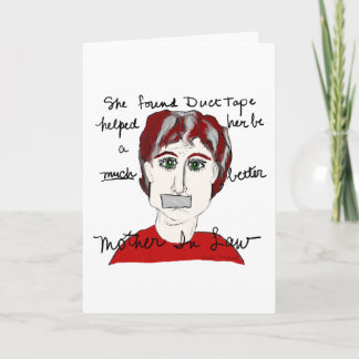 義母の謝罪の挨拶状… カード