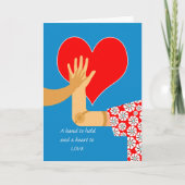 義母へのプロテーゼおめでとう カード (正面)