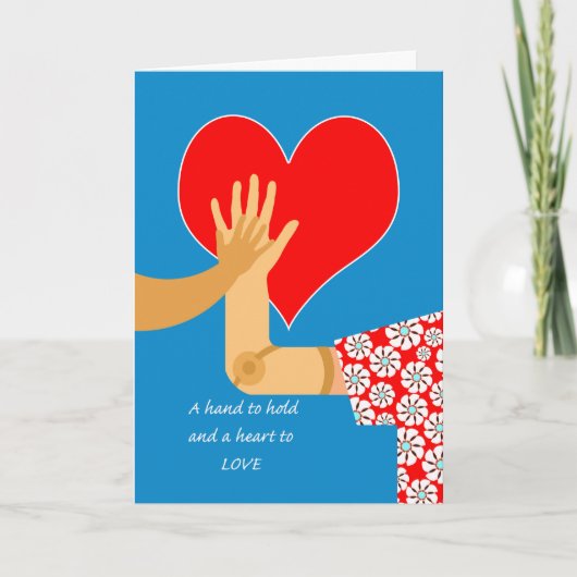 義母へのプロテーゼおめでとう カード (正面)