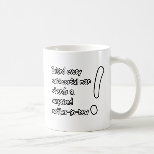 義母を驚かせる面白いマグカップのユーモア コーヒーマグカップ (右)