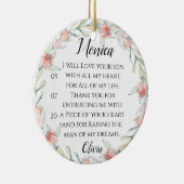 義母ギフトセラミックオーナメント セラミックオーナメント (右)