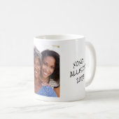 義母ハッピーマザーズデイ写真 コーヒーマグカップ (正面右)