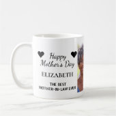 義母ハッピーマザーズデイ写真 コーヒーマグカップ (左)