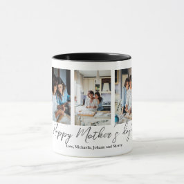 義母フォトコラージュ母の日の贈り物 マグカップ