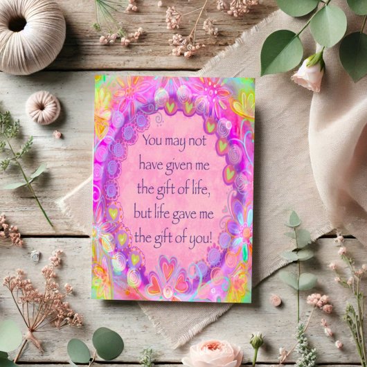 義母ボーナスママママママデイピンクかわいらし色 カード