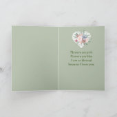 義母ミックスガーデンフラワーバレンタイン シーズンカード (内部)