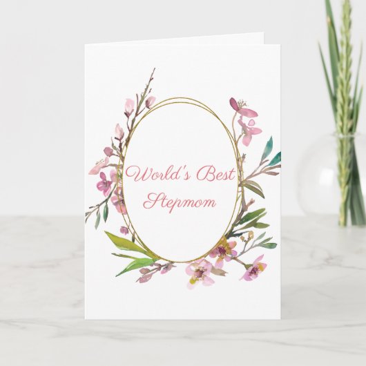 義母世界最大級の義母の日 カード (正面)