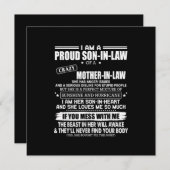 義母誇りを持ったの息子が熱狂する息子を贈る シーズンカード (正面/裏面)