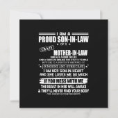 義母誇りを持ったの息子が熱狂する息子を贈る シーズンカード (正面)