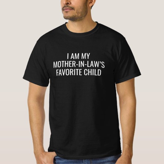 義母+お気に入りの子供+皮肉 Tシャツ (正面)