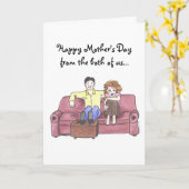 義母 カード (黄色い花)