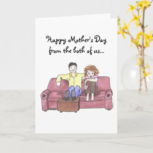 義母 カード (黄色い花)