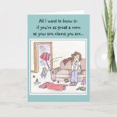 義母 カード (正面)