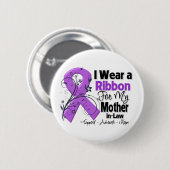 義母 – 膵臓がんリボン 缶バッジ (正面&裏面)