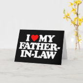 義父が大好き カード (黄色い花)