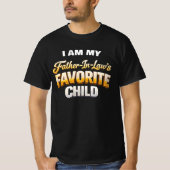 義父が溺愛する子供 サルカスティック Tシャツ (正面)