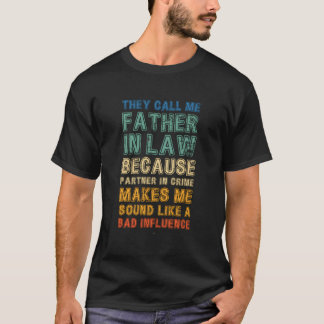義父と犯罪のパートナーです Tシャツ