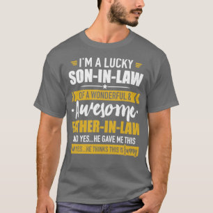 義父の幸運な素晴らし義理 Tシャツ