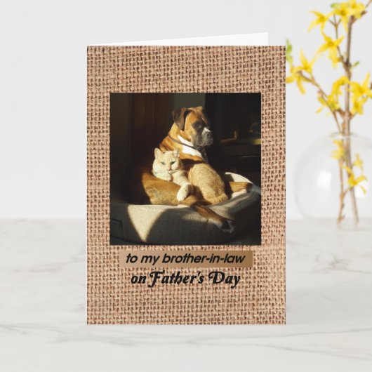 義父の日 カード (黄色い花)