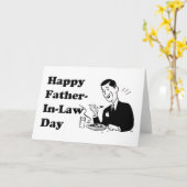 義父の日 カード (黄色い花)