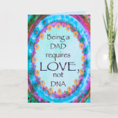 義父の日DNA引用文カー感動的ド カード (正面)