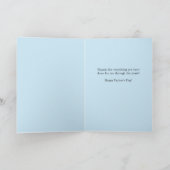 義父の日DNA引用文カー感動的ド カード (内部)