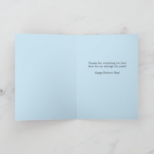 義父の日DNA引用文カー感動的ド カード (内部)