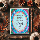 義父の日DNA引用文カー感動的ド カード