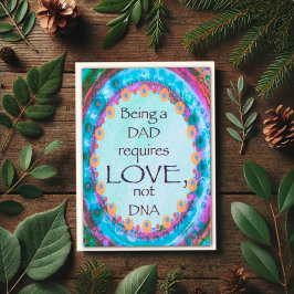 義父の日DNA引用文カー感動的ド カード