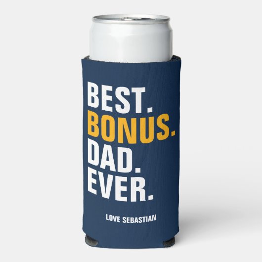 義父の父最高の日賞与パパ スリム缶クーラー (Seltzer正面)