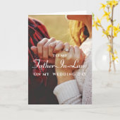 義父の結婚カード カード (黄色い花)