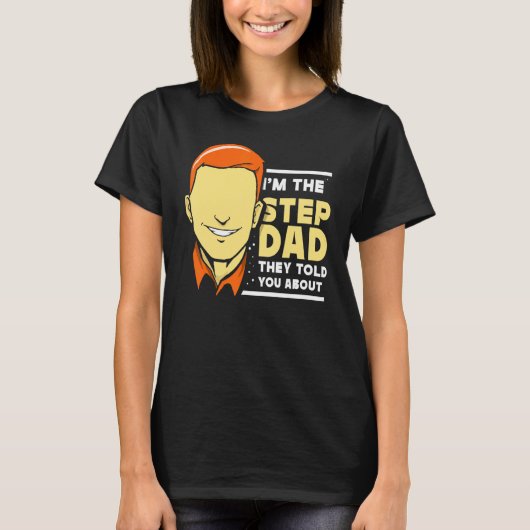 義父の脂肪の話をしてた義父よ Tシャツ (正面)