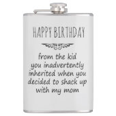 義父ギフト フラスク (正面)