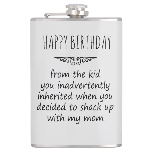 義父ギフト フラスク (正面)