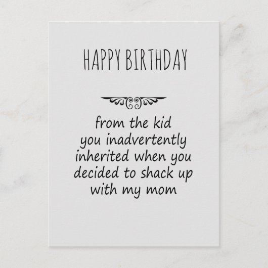 義父ギフト ポストカード (正面)