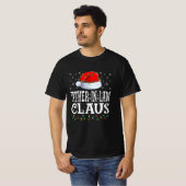 義父クロースクリスマスサンタハット Tシャツ (正面フル)