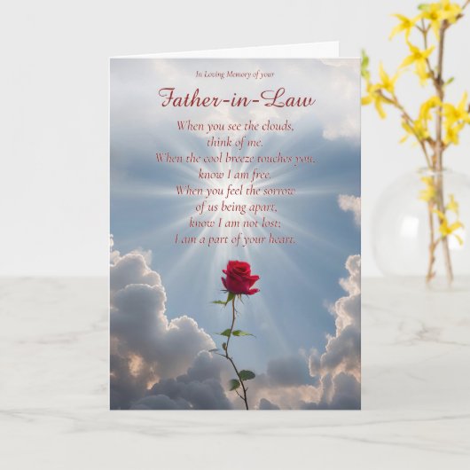 義父悔やみや弔慰損失母 カード (黄色い花)