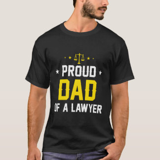 義父誇りを持った義弁護士のはかりで測パパ Tシャツ