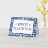 義父 – あなた私のいかり幸福な父の日 カード (黄色い花)