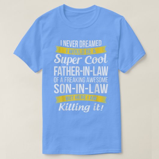 義父,義父の日における子からの贈り物 Tシャツ (デザイン正面)