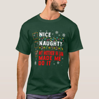 義理いけなの良い母がクリスマスを飾る Tシャツ