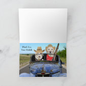 義理おもしろい兄弟誕生日 カード (内部)