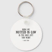 義理おもしろい母、義母 キーホルダー (正面)