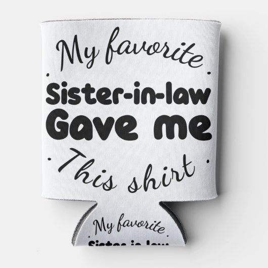 義理お気に入りのの姉がこのシ与えャツ 缶クーラー (正面)