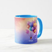 義理お気に入りの息子フォトメッセージモダン002 マグカップ (正面右)