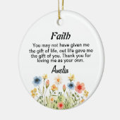 義理のオーナメント,結婚の贈り物，結婚した 2025，親 セラミックオーナメント (左)