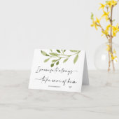 義理の両親が嫁気にに贈る結婚もの カード (黄色い花)